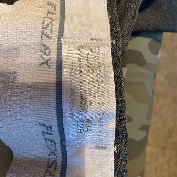 Size 34/29 Men’s Flexslax dress pants color gray - Picture 4 of 4